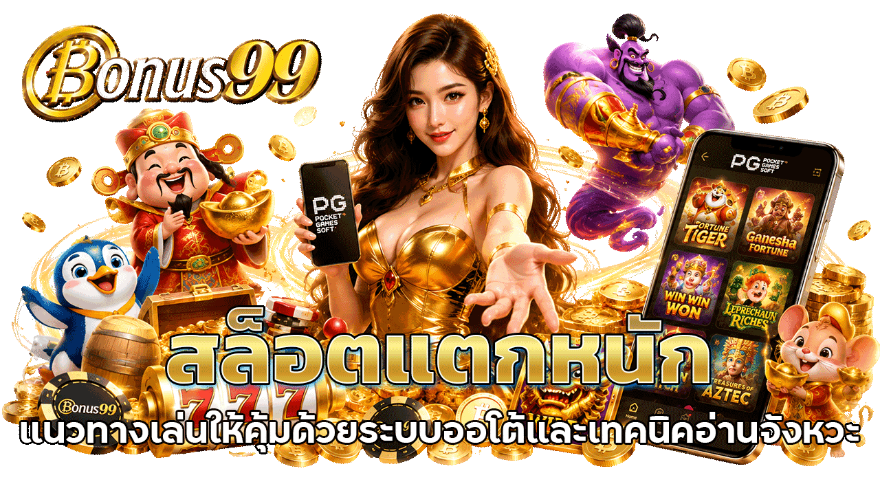 bonus99 สล็อตแตกหนัก วันนี้ แนวทางเล่นให้คุ้มด้วยระบบออโต้และเทคนิคอ่านจังหวะเกม