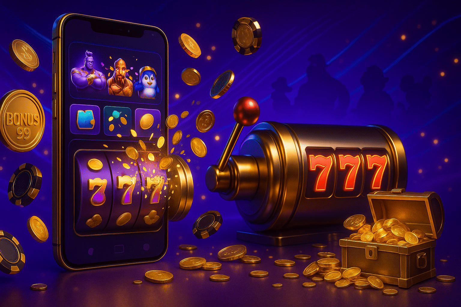 ภาพประกอบเกมยอดนิยมบนเว็บนี้ ด้วย ทางเข้า Bonus99 สล็อต